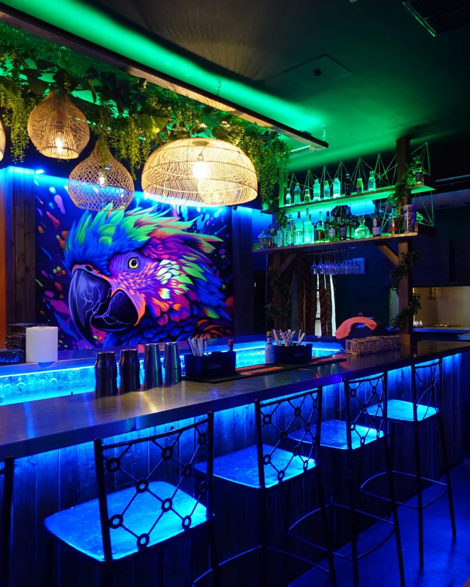 Le comptoir du bar ESKOBAR