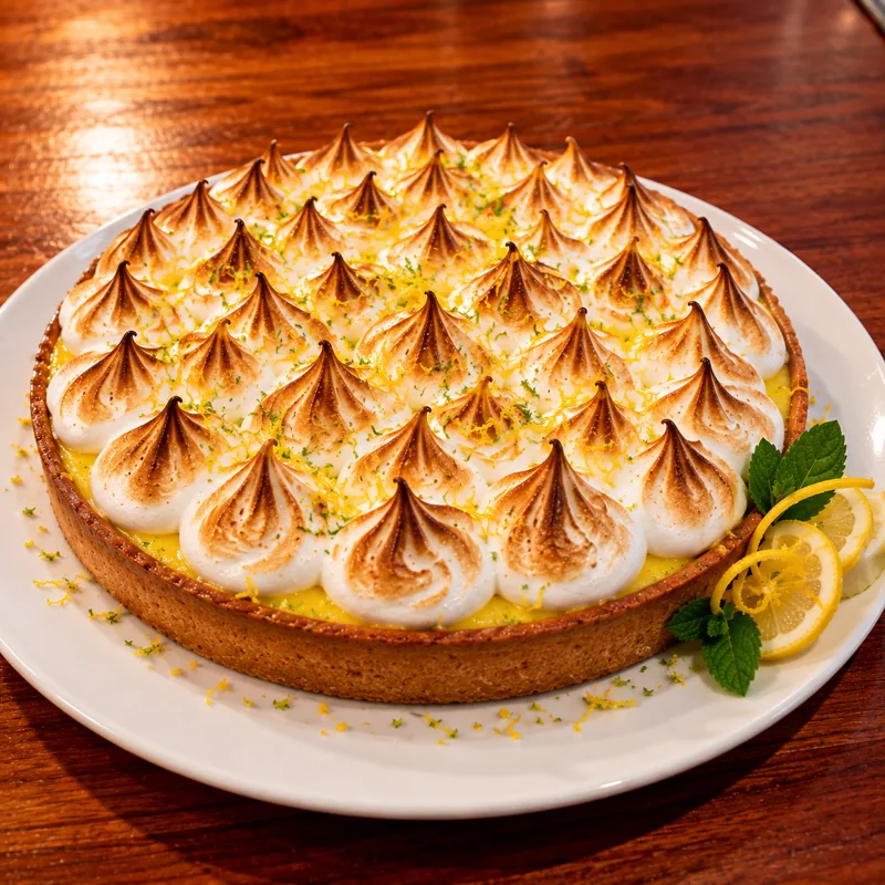 Tarte citron meringuée